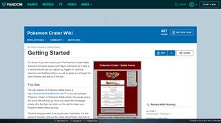 
                            13. Getting Started | Pokemon Crater Wiki | FANDOM powered by Wikia