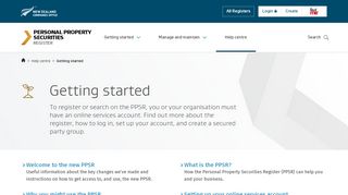 
                            7. Getting started | PPS Register