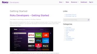 
                            3. Getting Started - Roku