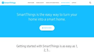 
                            7. Getting Started - SmartThings. Add a little smartness to your things.