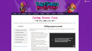 
                            10. Getting Started - Times Table Rockstars - Page Site