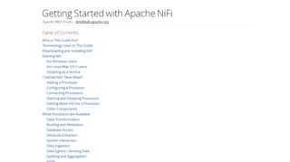 
                            4. Getting Started with Apache NiFi