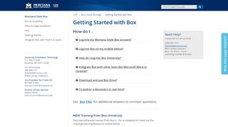 
                            12. Getting Started with Box - Box Cloud Storage | Montana State University