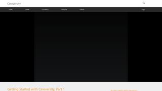 
                            3. Getting Started with Cineversity [Video Tutorial Playlist] - Cineversity ...