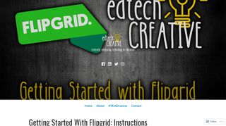 
                            11. Getting Started With Flipgrid: Instructions for Set Up, Classroom ...