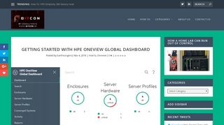 
                            6. Getting started with HPE OneView Global Dashboard - BITCON IT ...