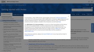 
                            8. Getting started with iNotes - IBM