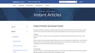 
                            4. Getting started with Instant Articles | Facebook Media and Publisher ...