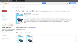 
                            13. Getting Started with Intel Edison: Sensors, Actuators, Bluetooth, ...