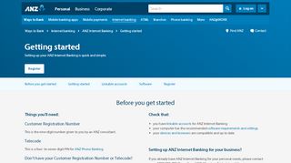 
                            12. Getting started with Internet Banking | ANZ