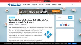 
                            7. Getting Started with Kodi and Kodi Addons in Ten Minutes or Less ...