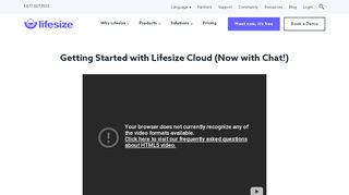 
                            11. Getting Started with Lifesize Cloud (Now with Chat!)