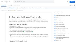 
                            6. Getting started with Local Services ads - Google Ads Help