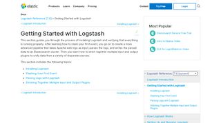 
                            1. Getting Started with Logstash | Logstash Reference [6.6] | Elastic