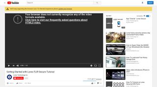 
                            3. Getting Started with Lorex FLIR Secure Tutorial - YouTube