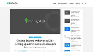 
                            11. Getting Started with MongoDB – Setting up admin and user ... - zocada