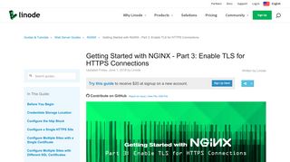 
                            7. Getting Started with NGINX - Part 3: Enable TLS for HTTPS Connections