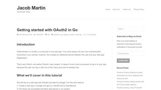 
                            6. Getting started with OAuth2 in Go | Jacob Martin