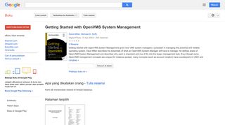 
                            10. Getting Started with OpenVMS System Management