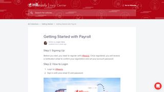 
                            6. Getting Started with Payroll | HReasily Help Center