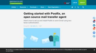 
                            12. Getting started with Postfix, an open source mail transfer agent ...