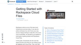 
                            11. Getting Started with Rackspace Cloud Files - Cloudwards.net