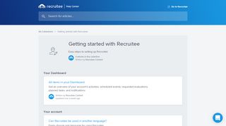 
                            12. Getting started with Recruitee | Recruitee Help Center | Help ...