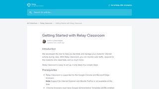 
                            13. Getting Started with Relay Classroom - Lightspeed Systems ...