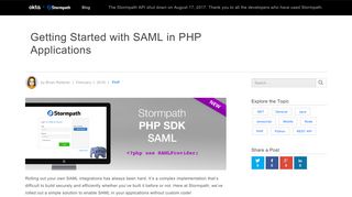 
                            6. Getting Started with SAML in PHP Applications - Stormpath