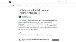 
                            8. Getting started with Selenium Webdriver for node.js