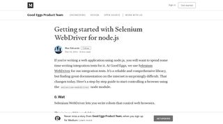 
                            12. Getting started with Selenium Webdriver for node.js