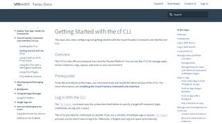 
                            4. Getting Started with the cf CLI | Pivotal Web Services Docs