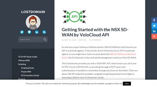 
                            12. Getting Started with the NSX SD-WAN by VeloCloud API - Lostdomain