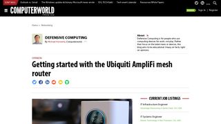 
                            5. Getting started with the Ubiquiti AmpliFi mesh router | Computerworld