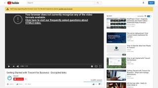 
                            12. Getting Started with Tresorit for Business - Encrypted links - YouTube