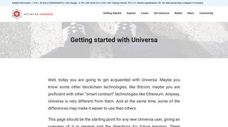 
                            4. Getting started with Universa – Universa Community