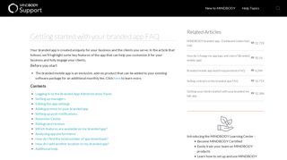 
                            2. Getting started with your branded app FAQ - MINDBODY Support