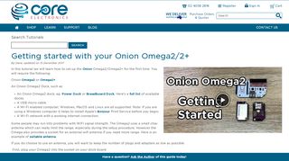 
                            6. Getting started with your Onion Omega2/2+ - Tutorial Australia