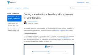 
                            5. Getting started with ZenMate VPN for browsers – ZenMate Support