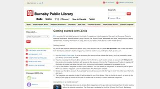 
                            11. Getting started with Zinio | Burnaby Public Library