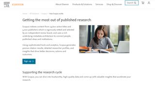 
                            9. Getting the most out of published research - Scopus | ...