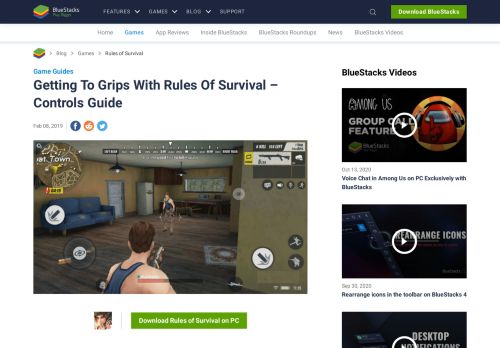 
                            11. Getting To Grips With Rules Of Survival - Controls Guide Bluestacks
