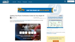 
                            13. Getting Two-Factor Verification Codes for Your Apple ID - The Mac ...