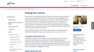 
                            4. Getting Your GRE General Test Scores (For Test Takers) - ETS.org