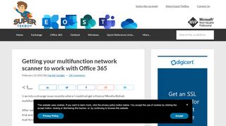 
                            10. Getting your multifunction network scanner to work with Office 365 ...