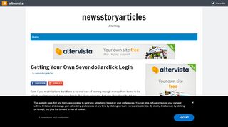 
                            6. Getting Your Own Sevendollarclick Login - newsstoryarticles - Altervista