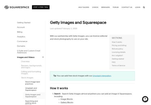 
                            10. Getty Images and Squarespace – Squarespace Help