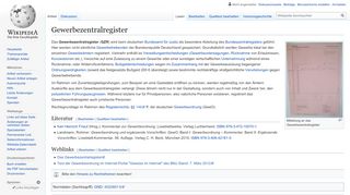 
                            12. Gewerbezentralregister – Wikipedia