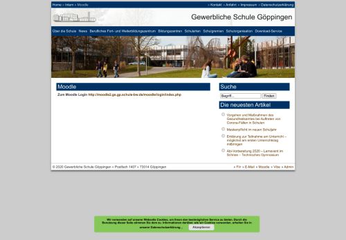 
                            8. Gewerbliche Schule Göppingen » Moodle