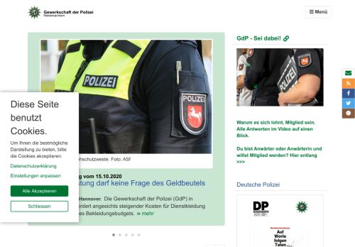 
                            8. Gewerkschaft der Polizei Niedersachsen - GdP